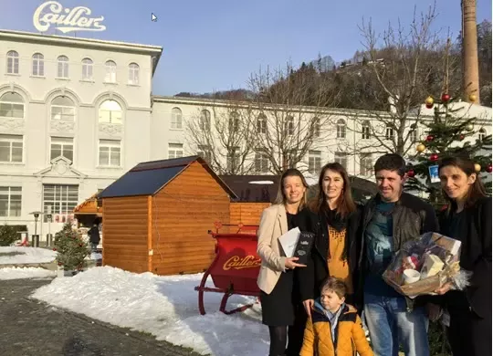 Maison Cailler fête son trois millionième visiteur