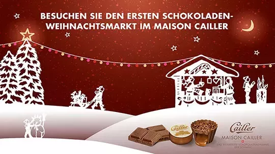 Maison Cailler eröffnet einen eigenen Weihnachtsmarkt